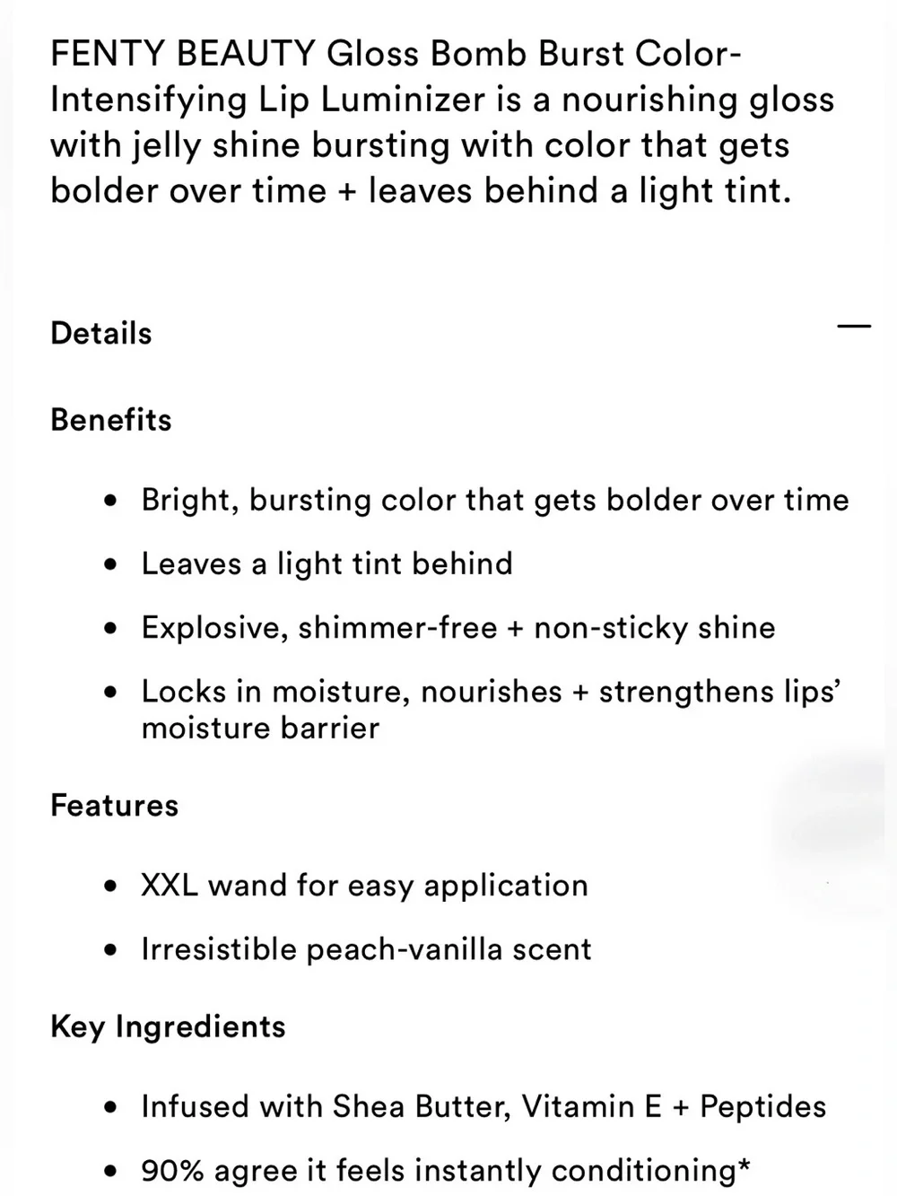 Fenty Beauty Gloss Bomb Burst Lip Luminizer In a Jam Limited Edition